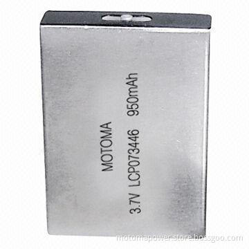 Li-ion Battery with Power Ratings of 3.7V and 1,000mAh for Bluetooth Device and MP3 Player